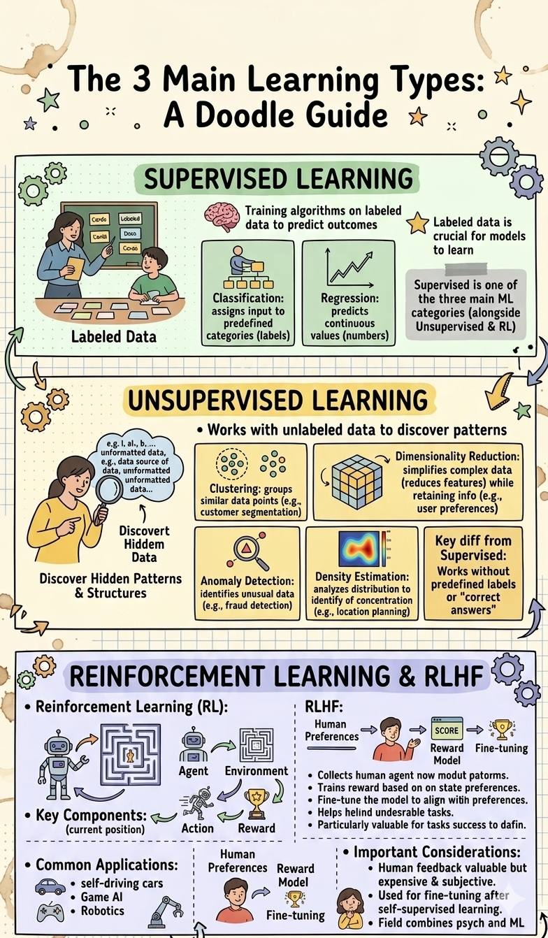 The 3 Main Learning Types
