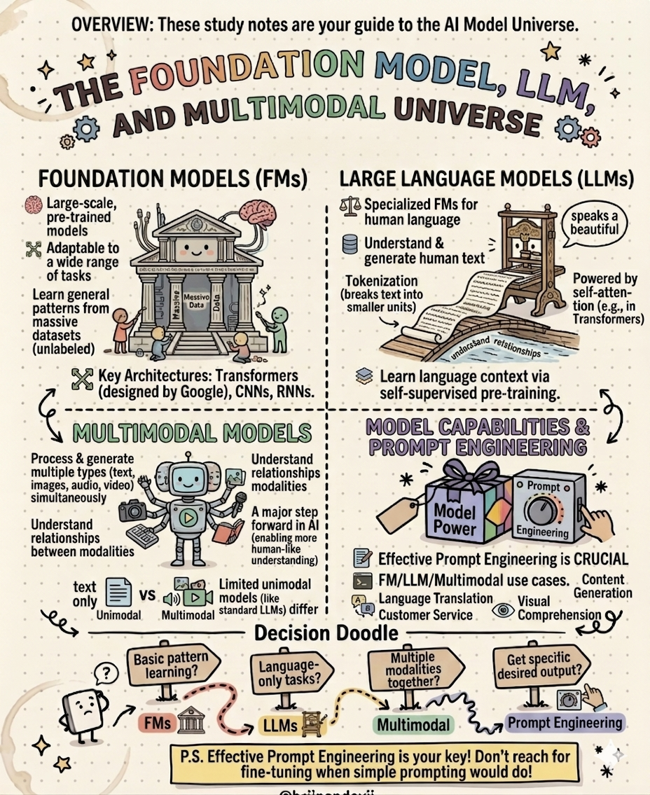 Foundation Models, LLMs & Multimodal Universe